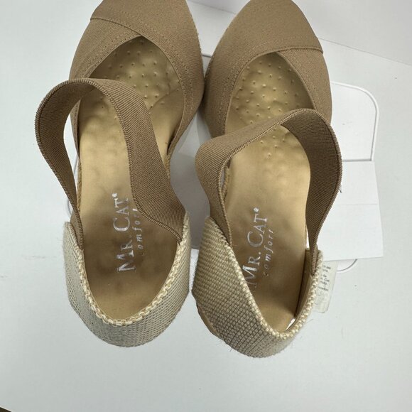 Brown Espadrille Wedge Sandals - Picture 7 of 10
